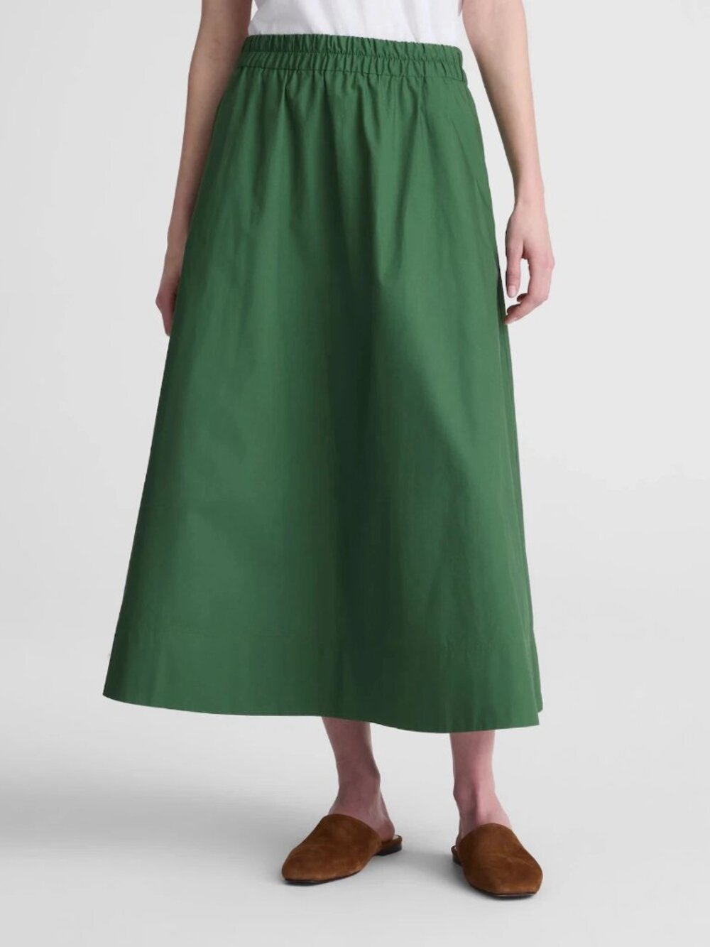 Madewell Black Midi A-Line Skirt - Picture 10 of 10